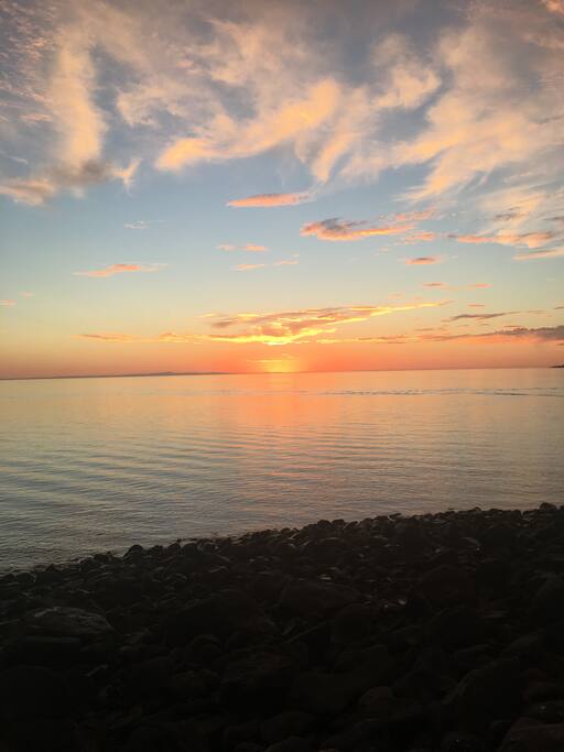 Sunset view from old port.