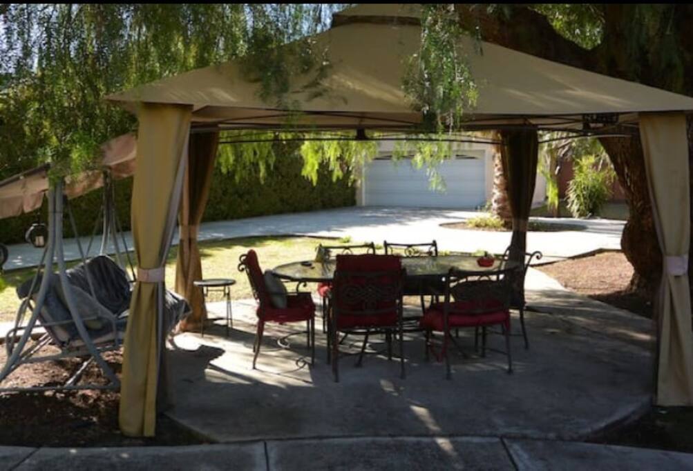 Outside patio
