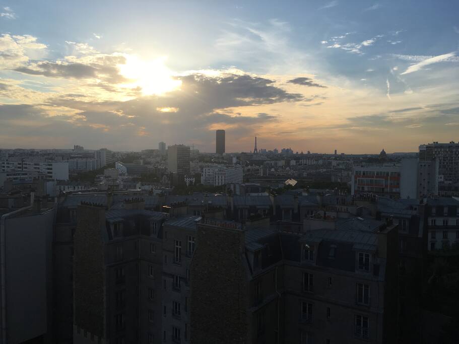 view from the balcony