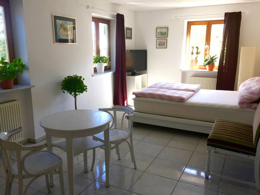 Schlafzimmer mit Blick Süden