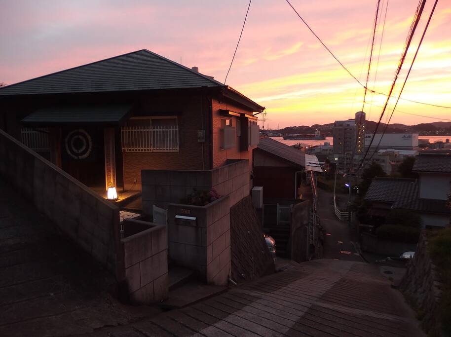 Building of TOUKA, standing on height, looking down Kanmon Straits
Opened June 2016