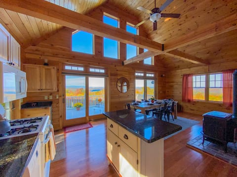 Dreamy Mtn Home w/ Hot Tub, Wood Stove, + Views!