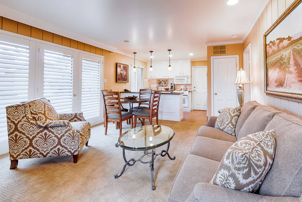 This romantic Napa Valley condo is professionally managed by TurnKey Vacation Rentals.