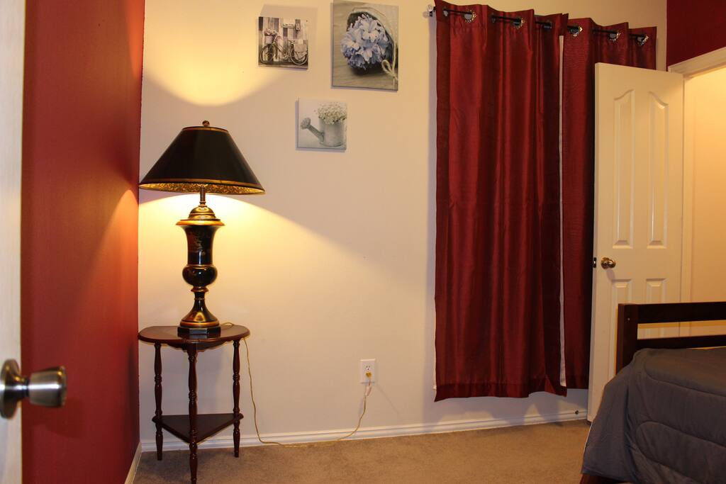 Lamp and closet