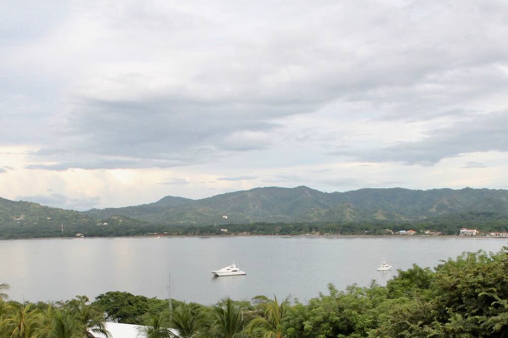 View of Potrero Bay from balcony