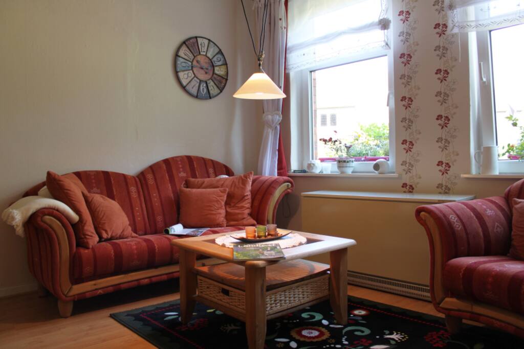 das gemütliche Wohnzimmer