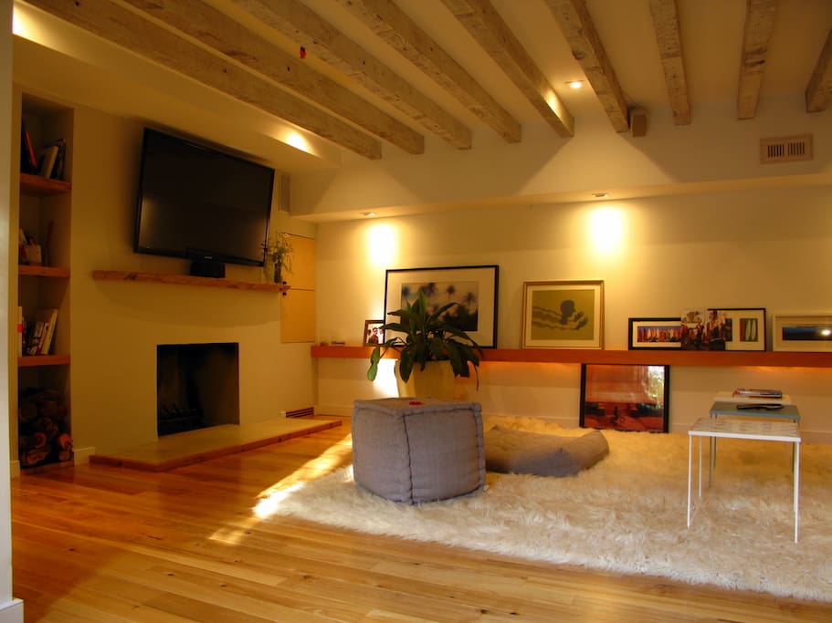 Living room as seen from the window table