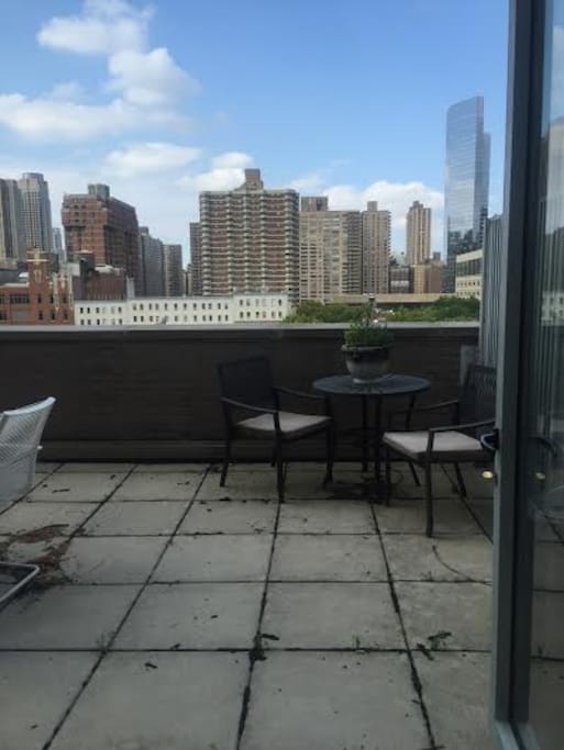 Terrace - North View from door