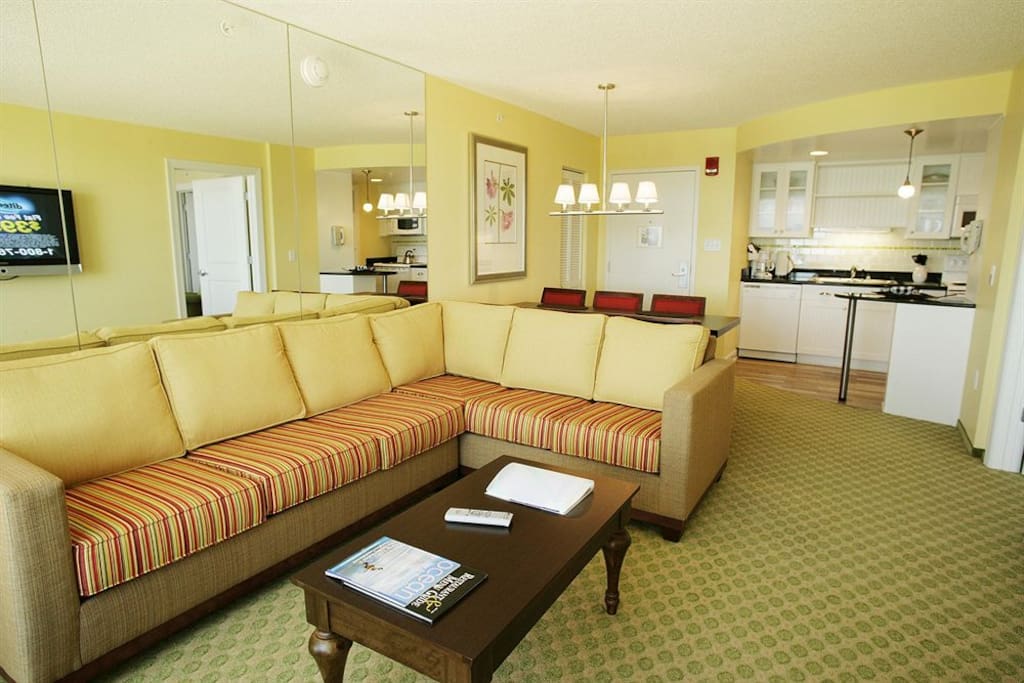 Living room and sofa bed