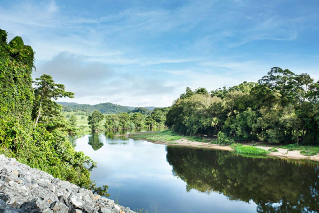 Views of the river and valley are stunning