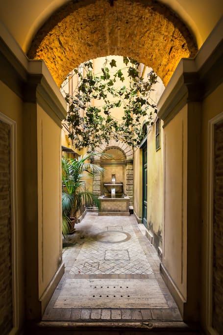 Old Fountain inside the Palace