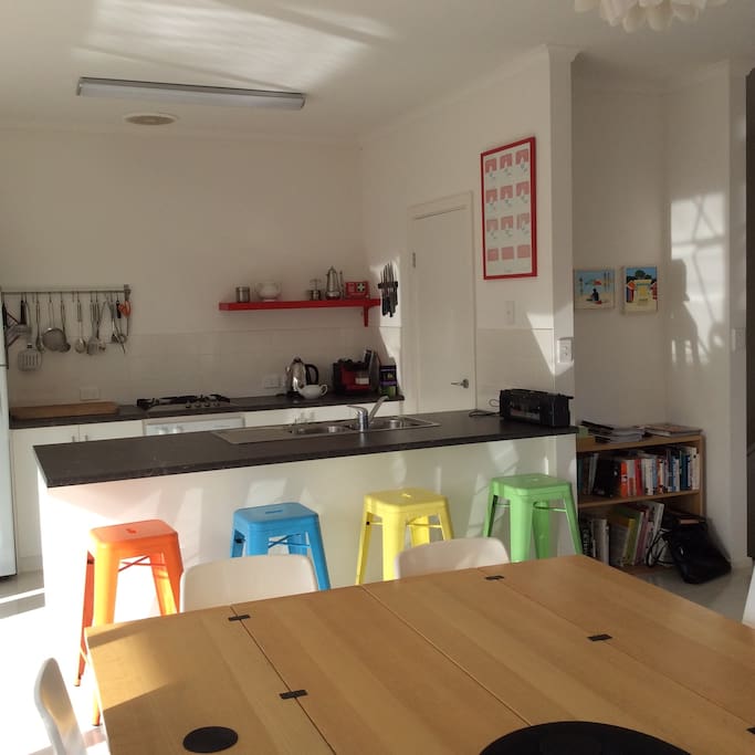 Kitchen with walk in pantry
