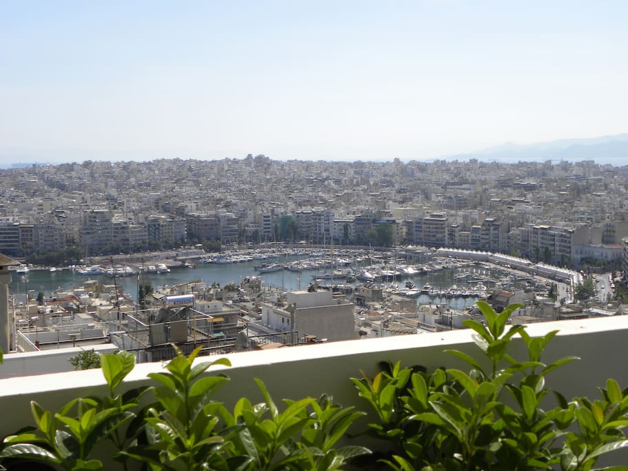 the view from your balcony on the roof top
