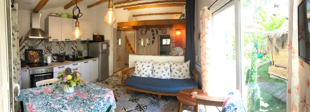 Top performing Airbnb: Studio in small exotic garden with pool in Biot in Biot