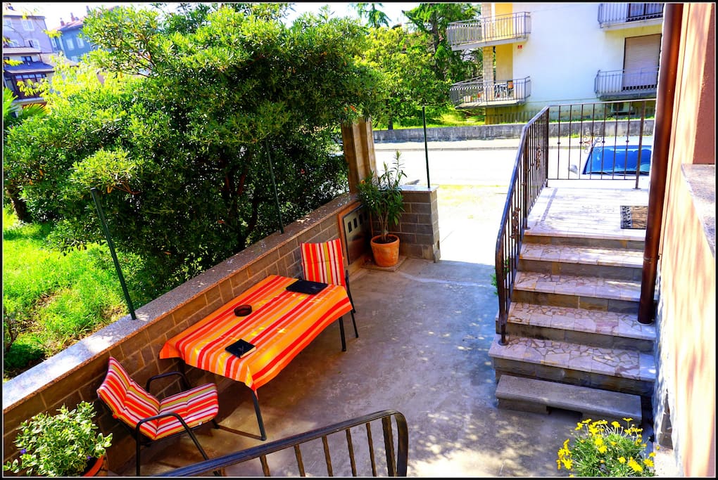 Your terrace with sitting area