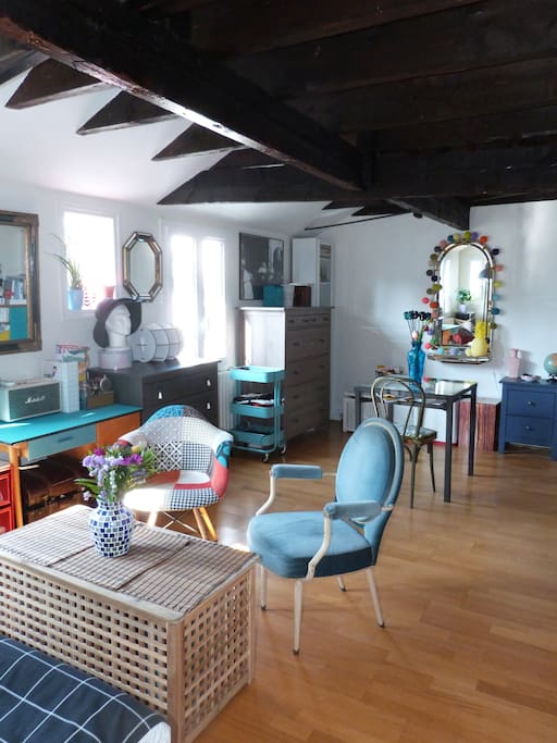 The living room