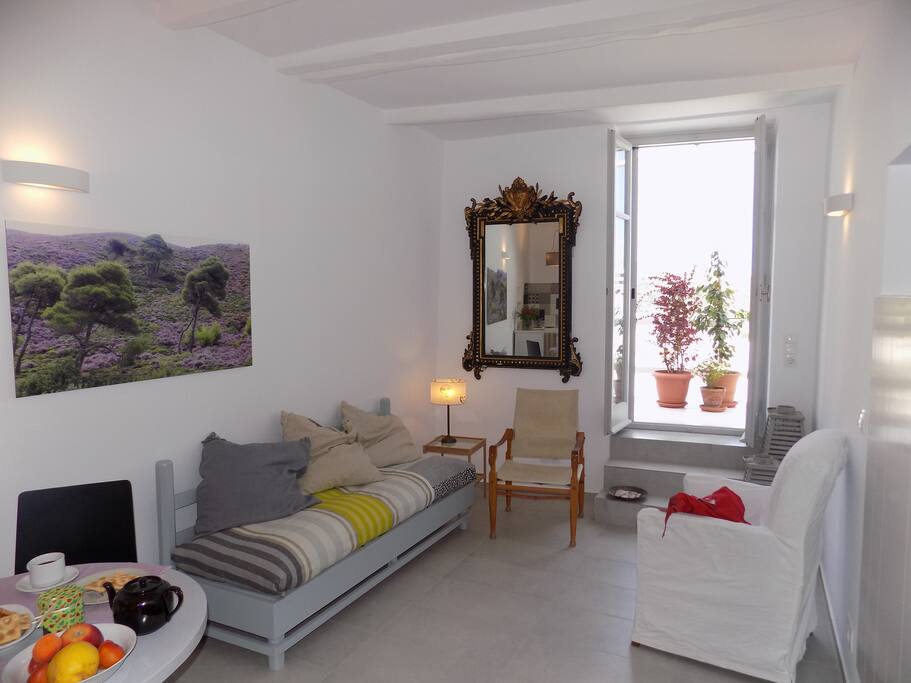 The living area