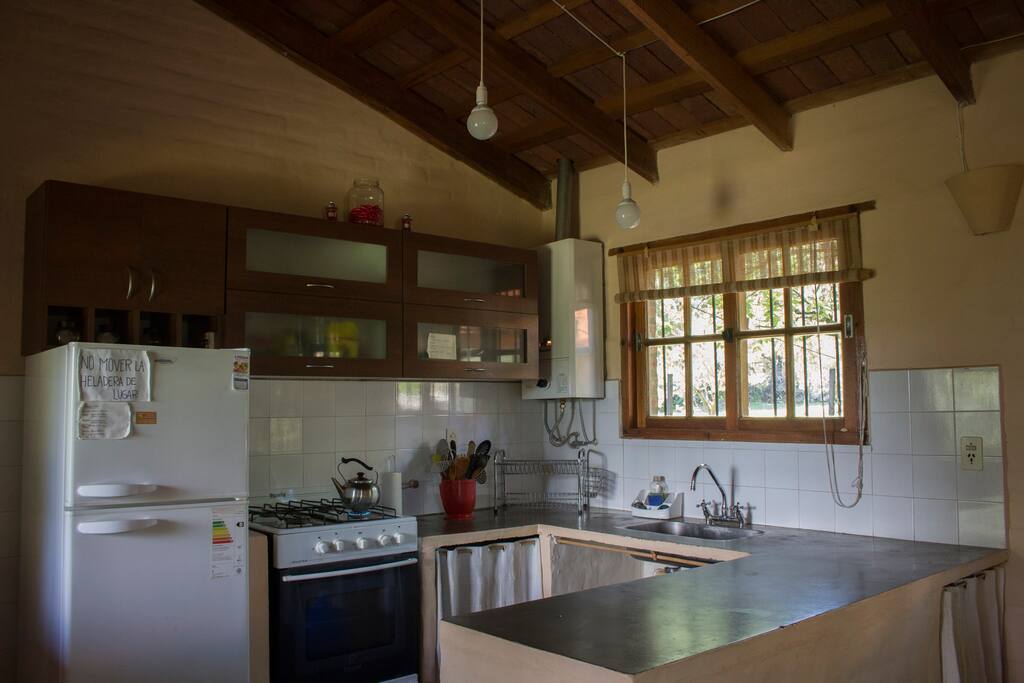 Cabaña 1 - Vista de la cocina