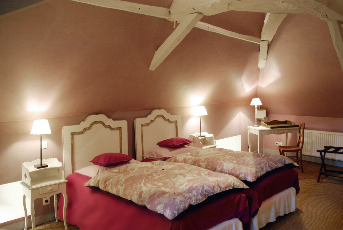 La habitación de 2 camas: Lilas Mauve