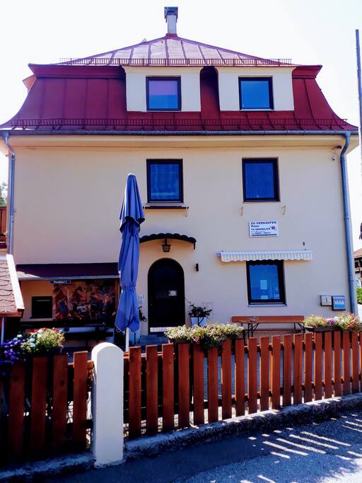House from Eastside with entrance