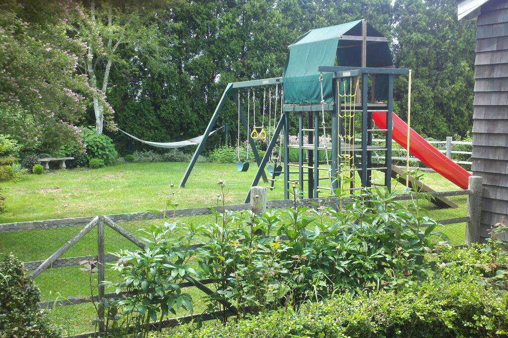 Back yard swing set