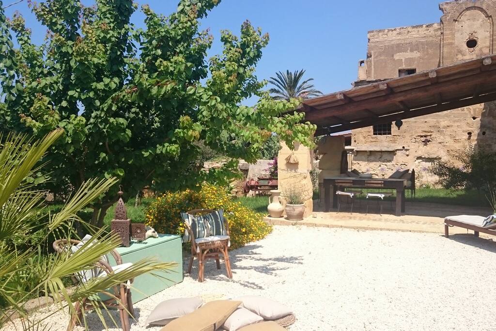 l'ingresso alla proprietà