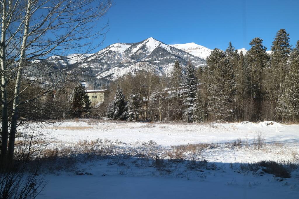 Winter view from deck.