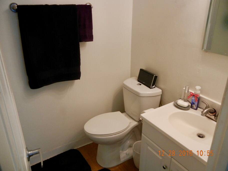 We have two bathrooms.