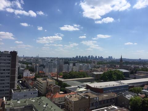 Panoramic view of Paris and private Rooftop!