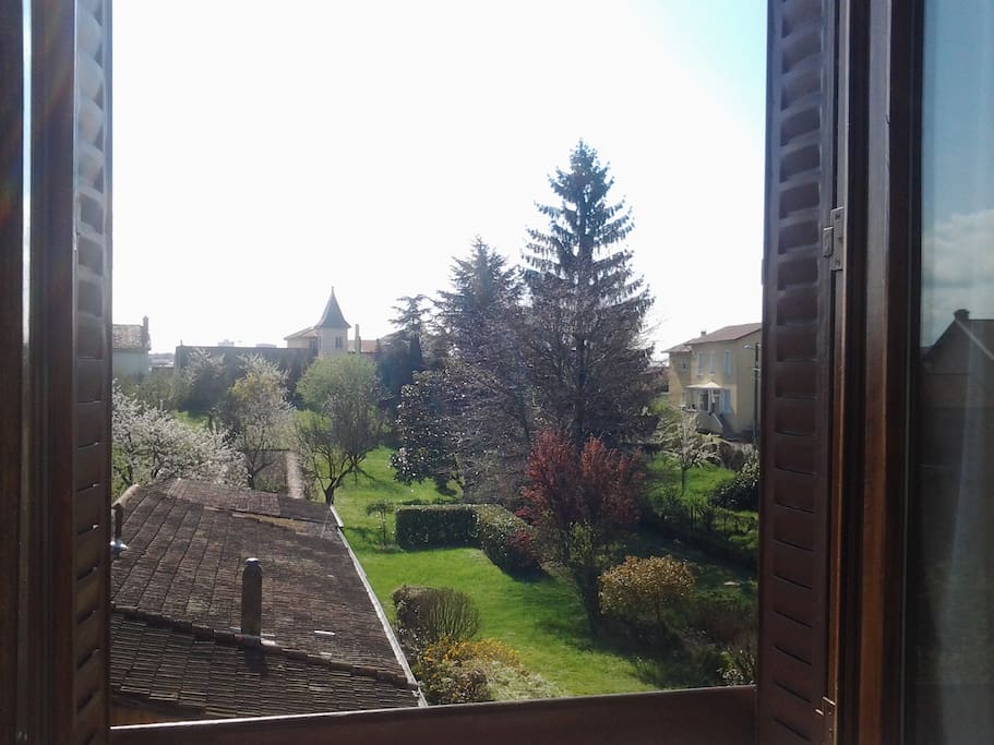 vue sur jardin