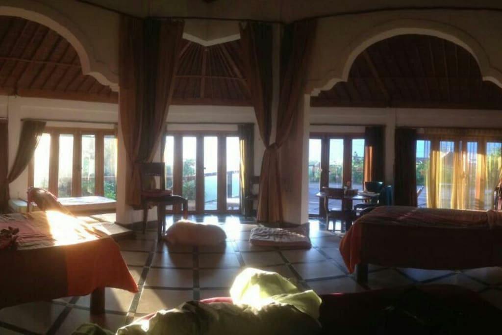 View from inside the room