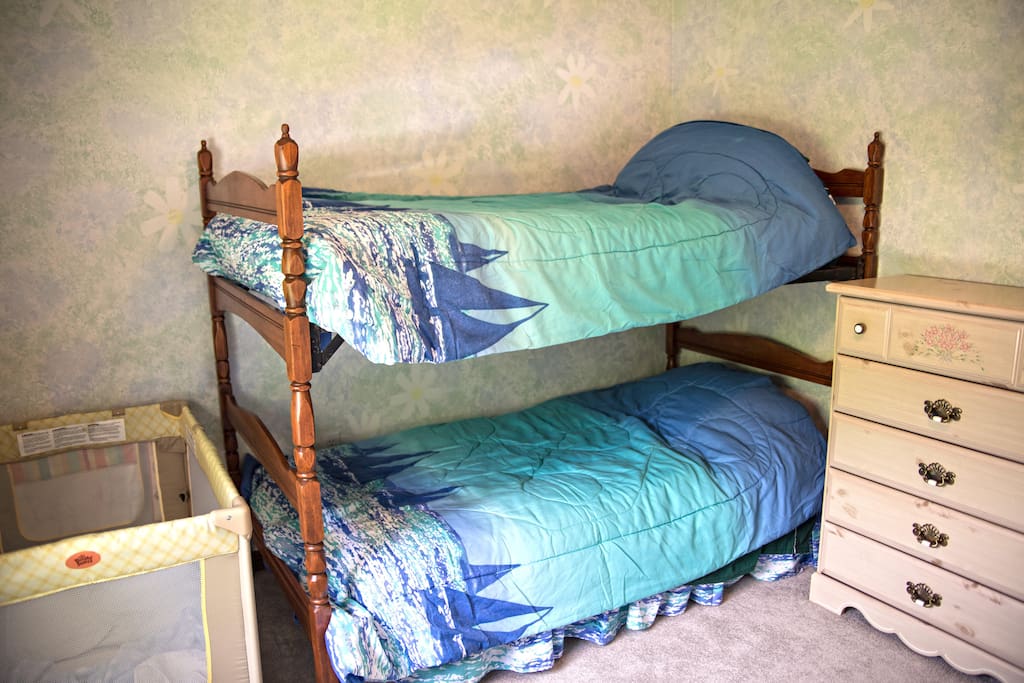 Bunks and Pack and Play