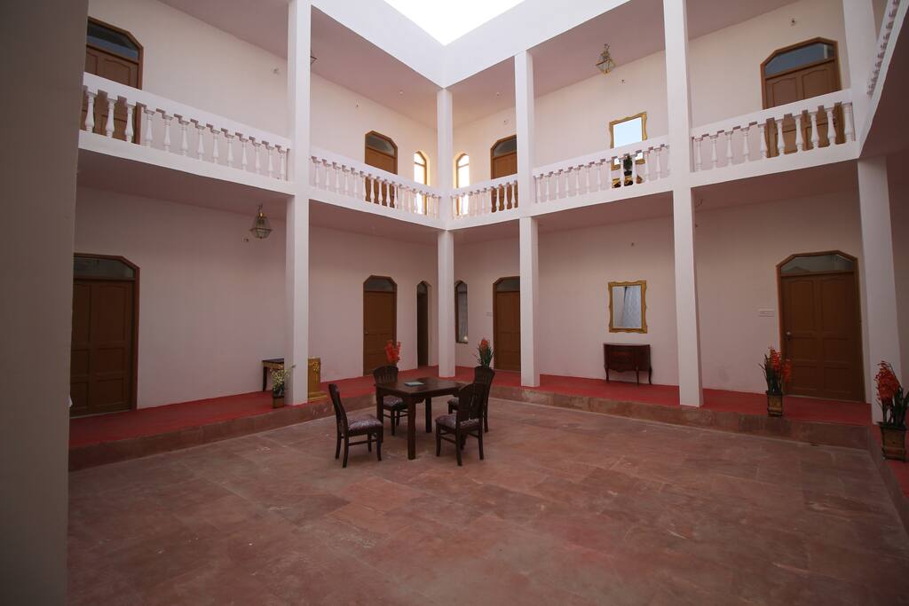 The courtyard