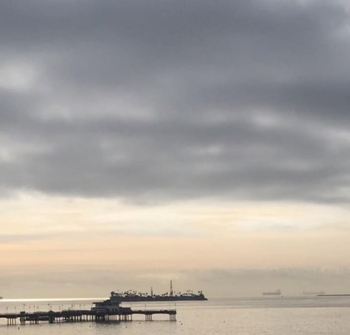 View of the pier from Bluff Park