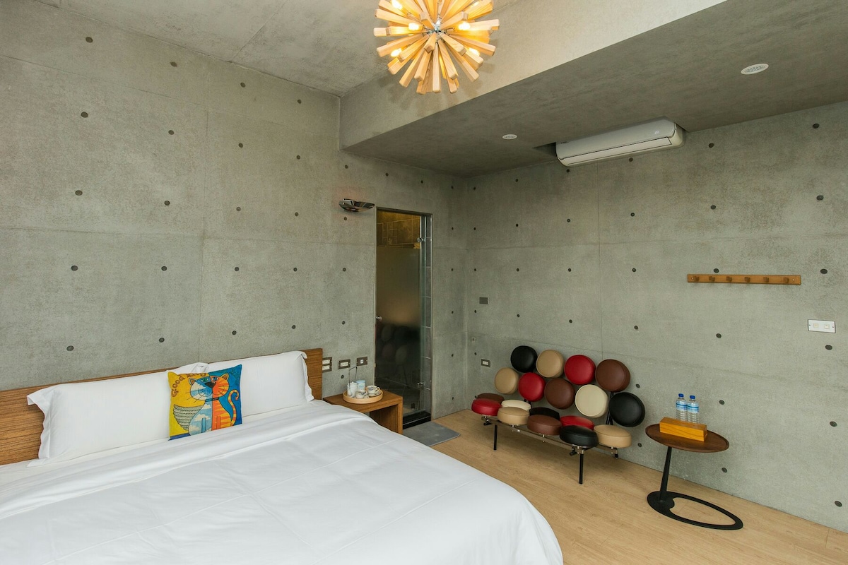 Favorite marshmallow couches and lamps