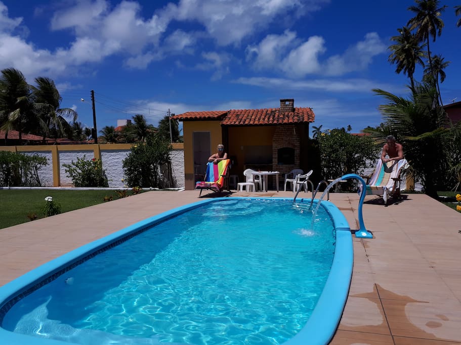 Casa vista dal giardino interno