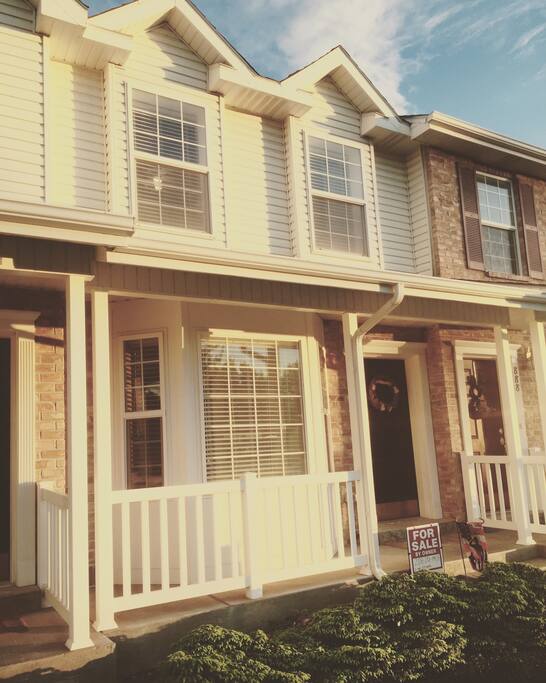 Front of our townhouse