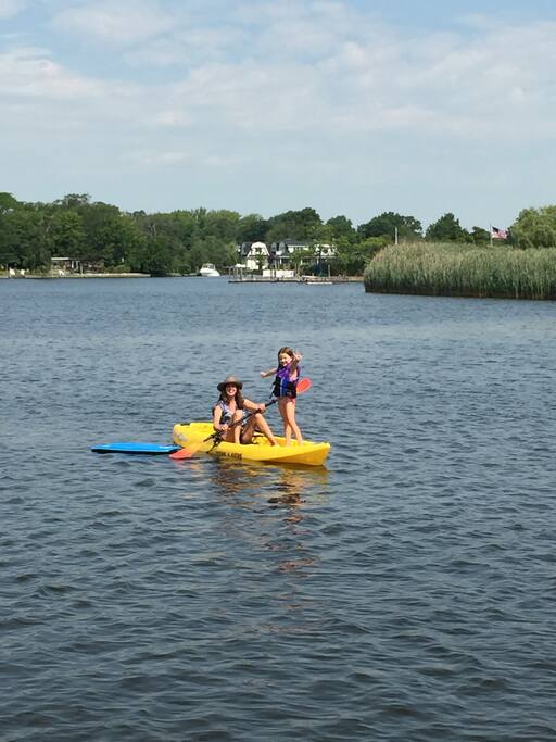 Paddle, kayak, swim or take your boat to the Great South Bay.