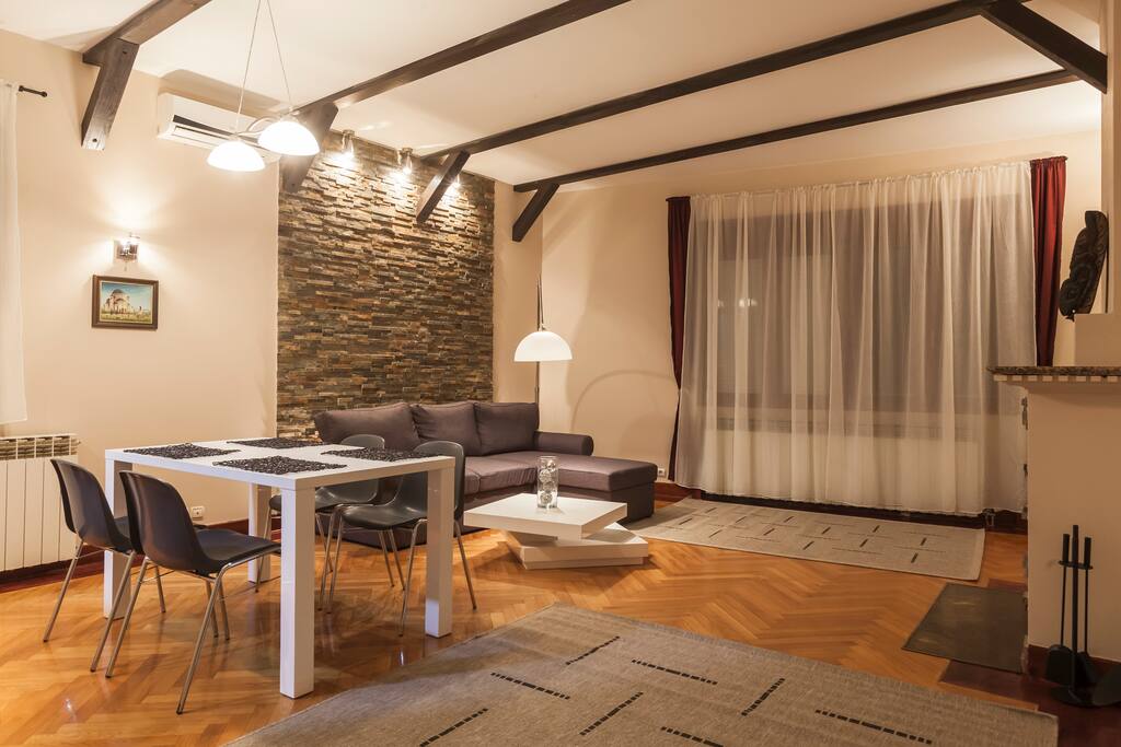 Apartment Fireplace Belgrade Vracar