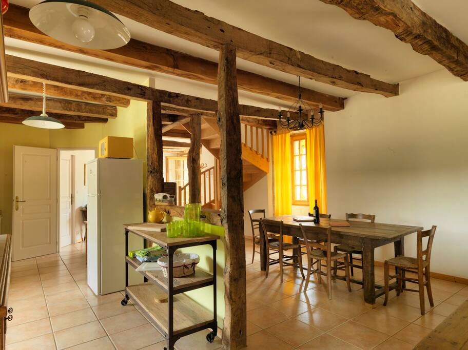 Kitchen and dining room