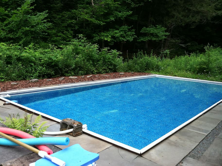 Very private pool, available June 1 - Sept 4th. The pool is not heated.