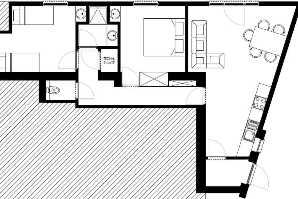 Grondplan woning