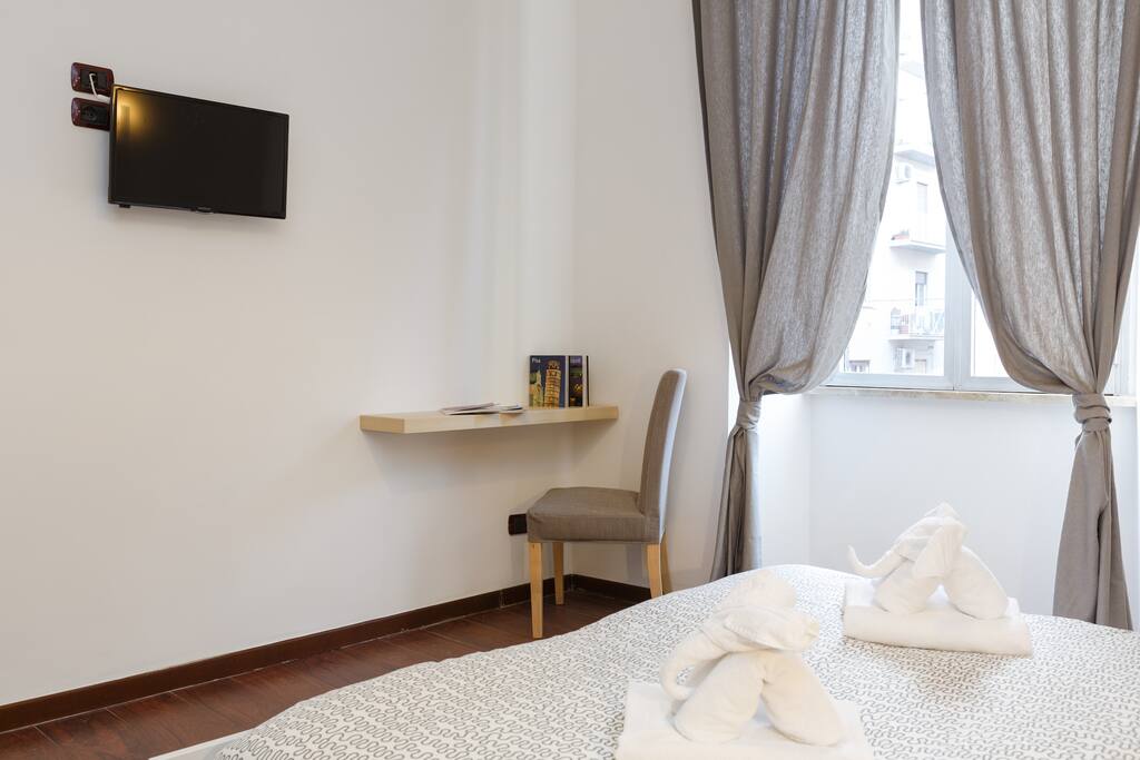 TV and Desk
