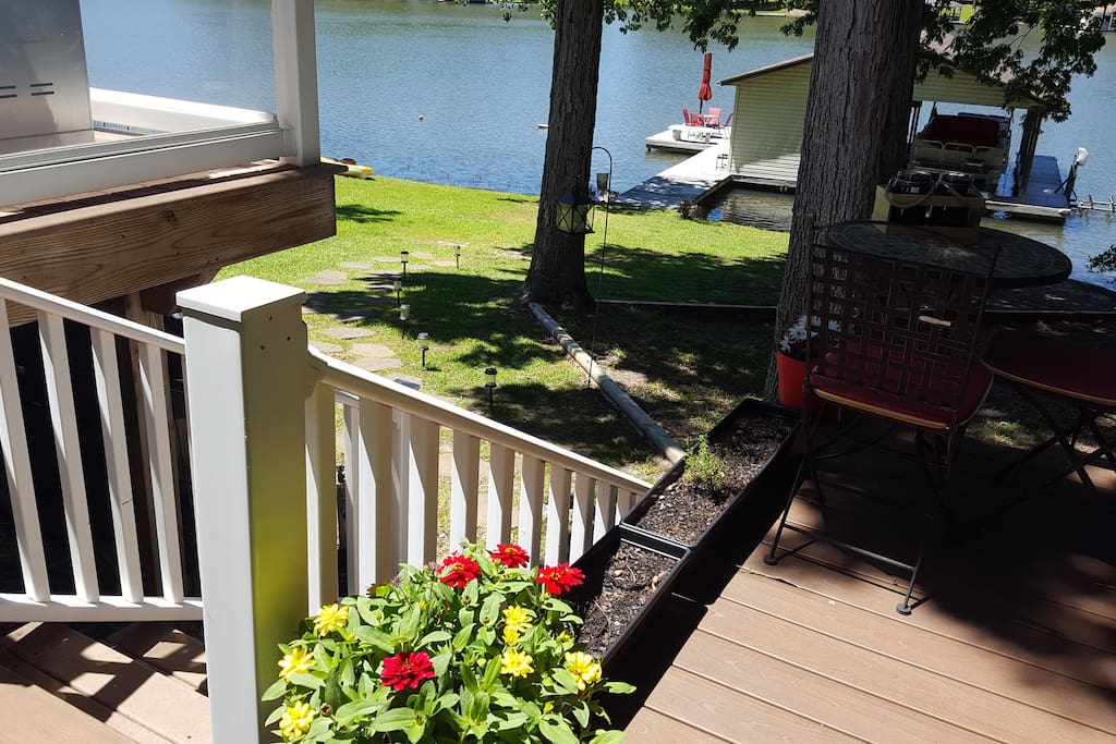 Just breathe in the fresh air and enjoy your glass of wine or cup of morning coffee from your deck!