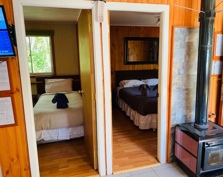 Cabin in native forest, Los Lleuques, Nevados route