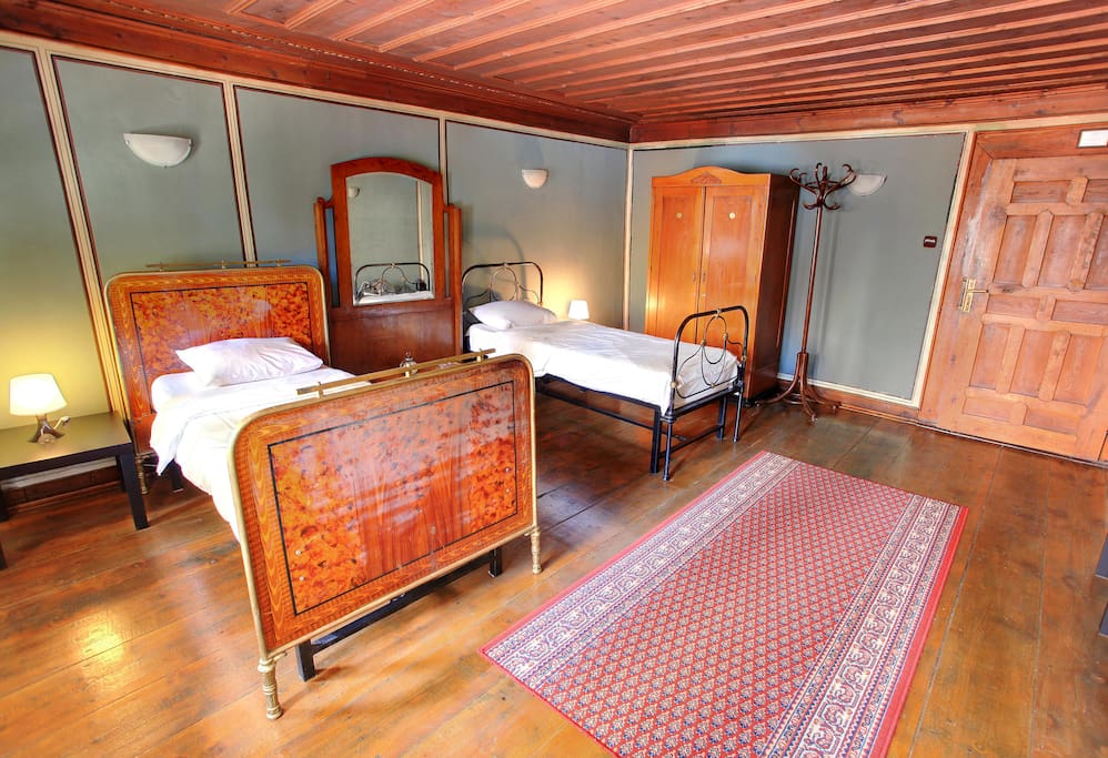 The 130-year old wooden floors and the 4 metres high ceilings and big windows will take you back in time of the Bulgarian Renaissance.