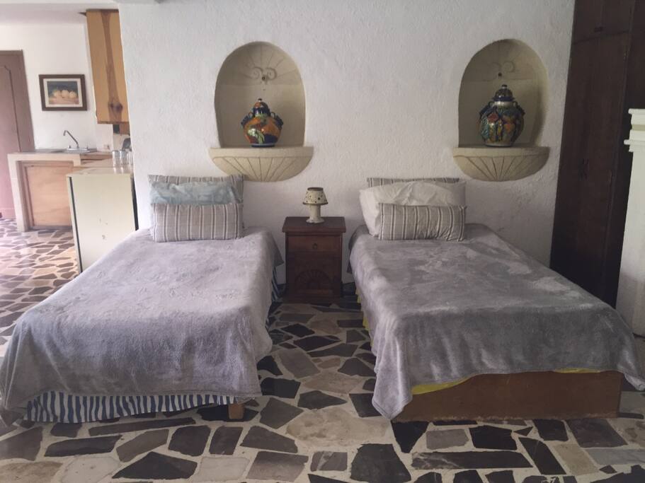Twin beds