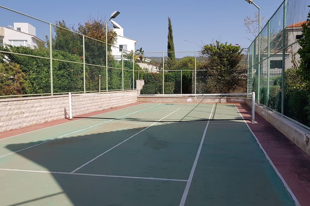 private tennis court