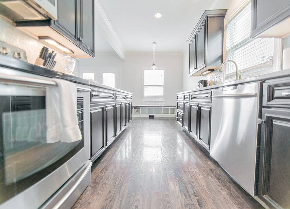 Modern fully equipped kitchen