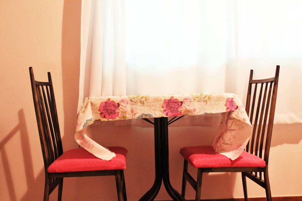 Mesa desplegable.